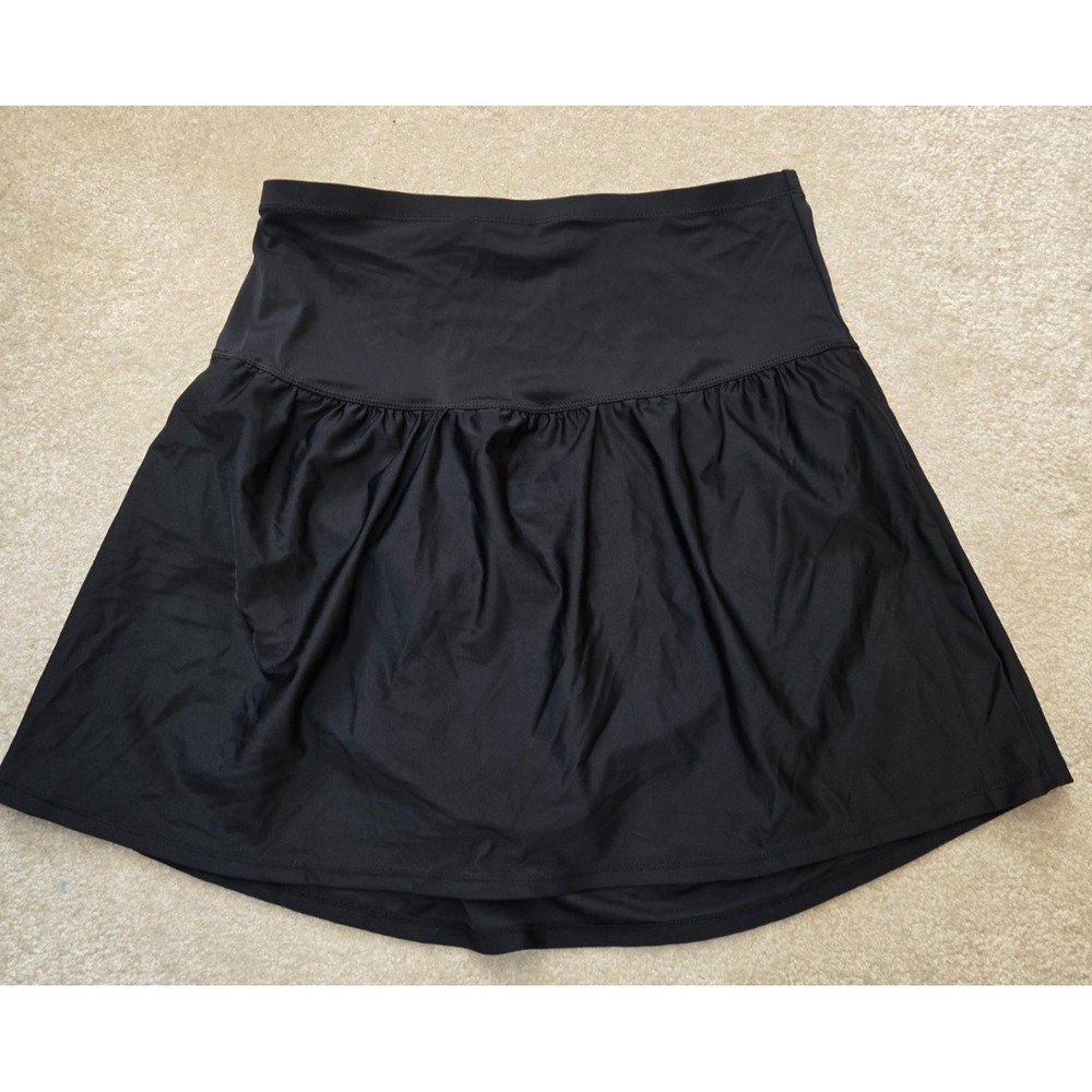 Island EscapeTummy Control Swimskirt Women's 18W Black NWT - Picture 3 of 11